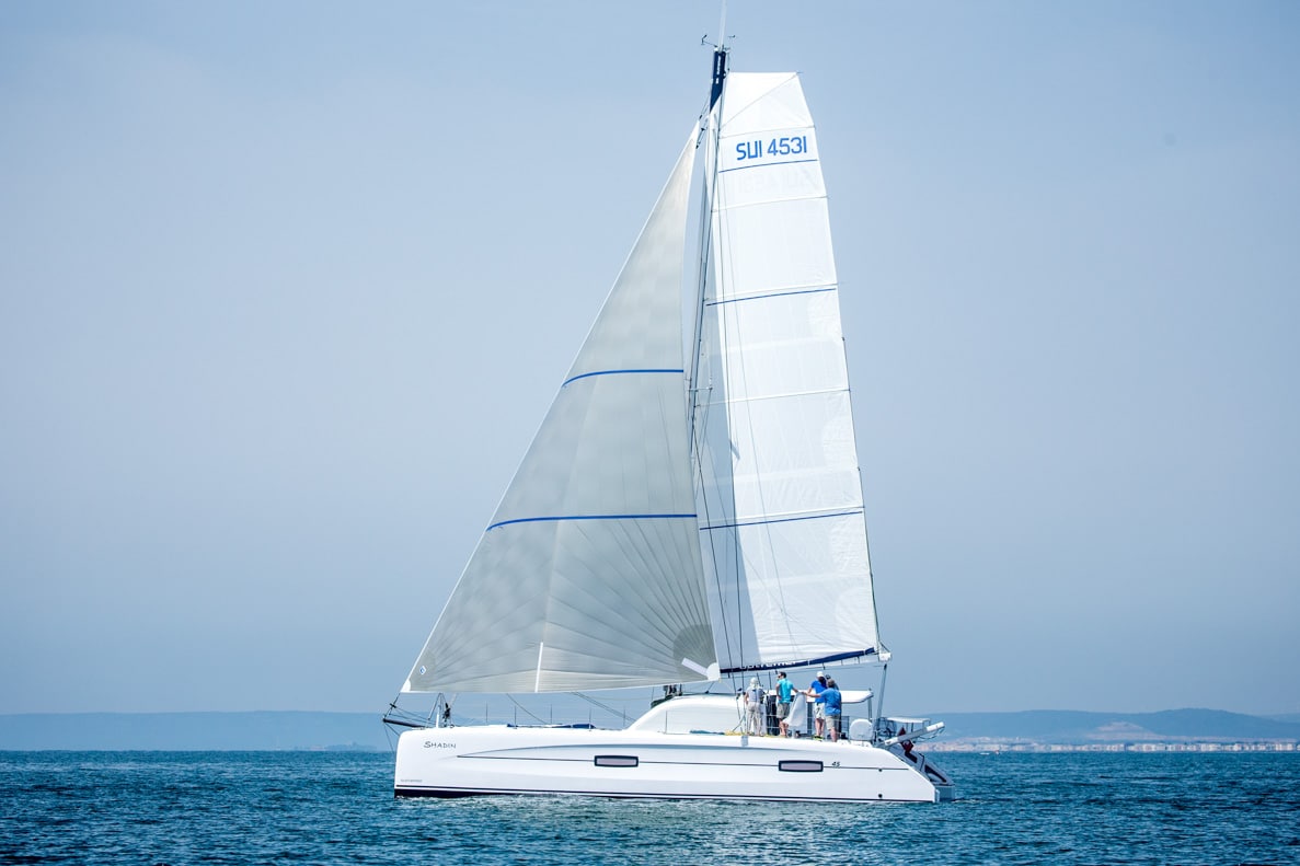 Outremer 45 vue aérienne